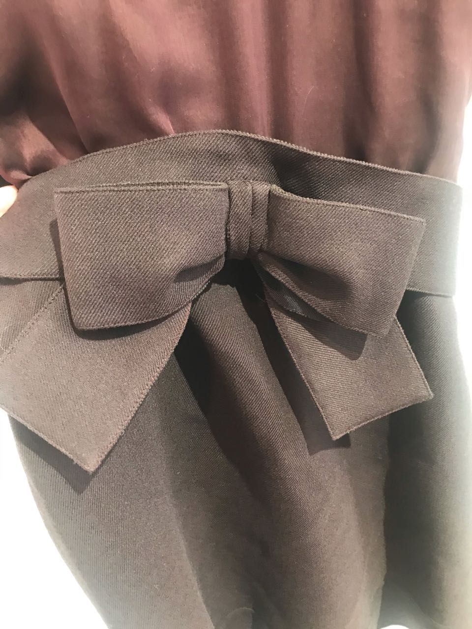 Robe Valentino bordeaux T.38