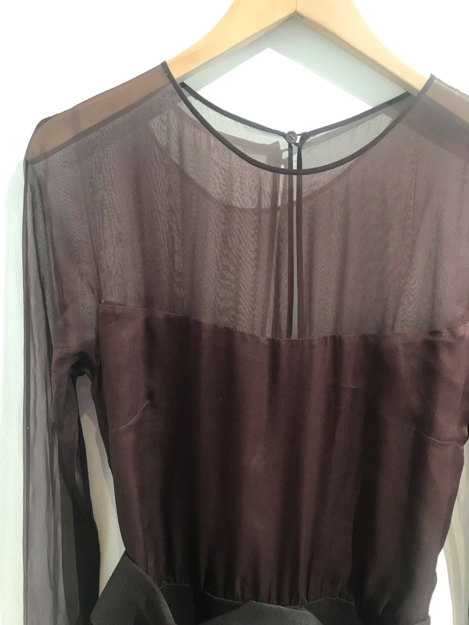 Robe Valentino bordeaux T.38