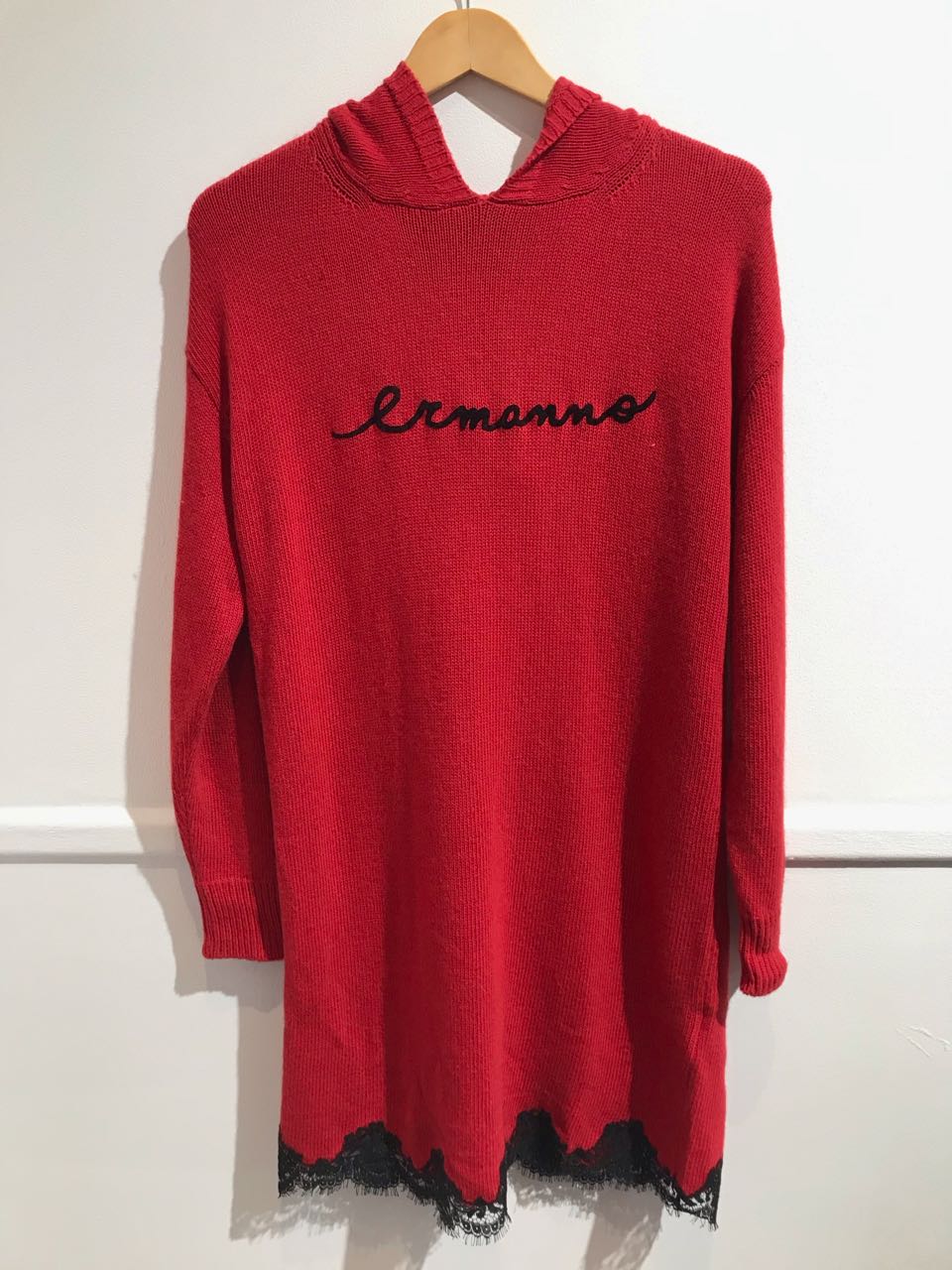 Pull Ermanno Scervino rouge T.38 NEUF