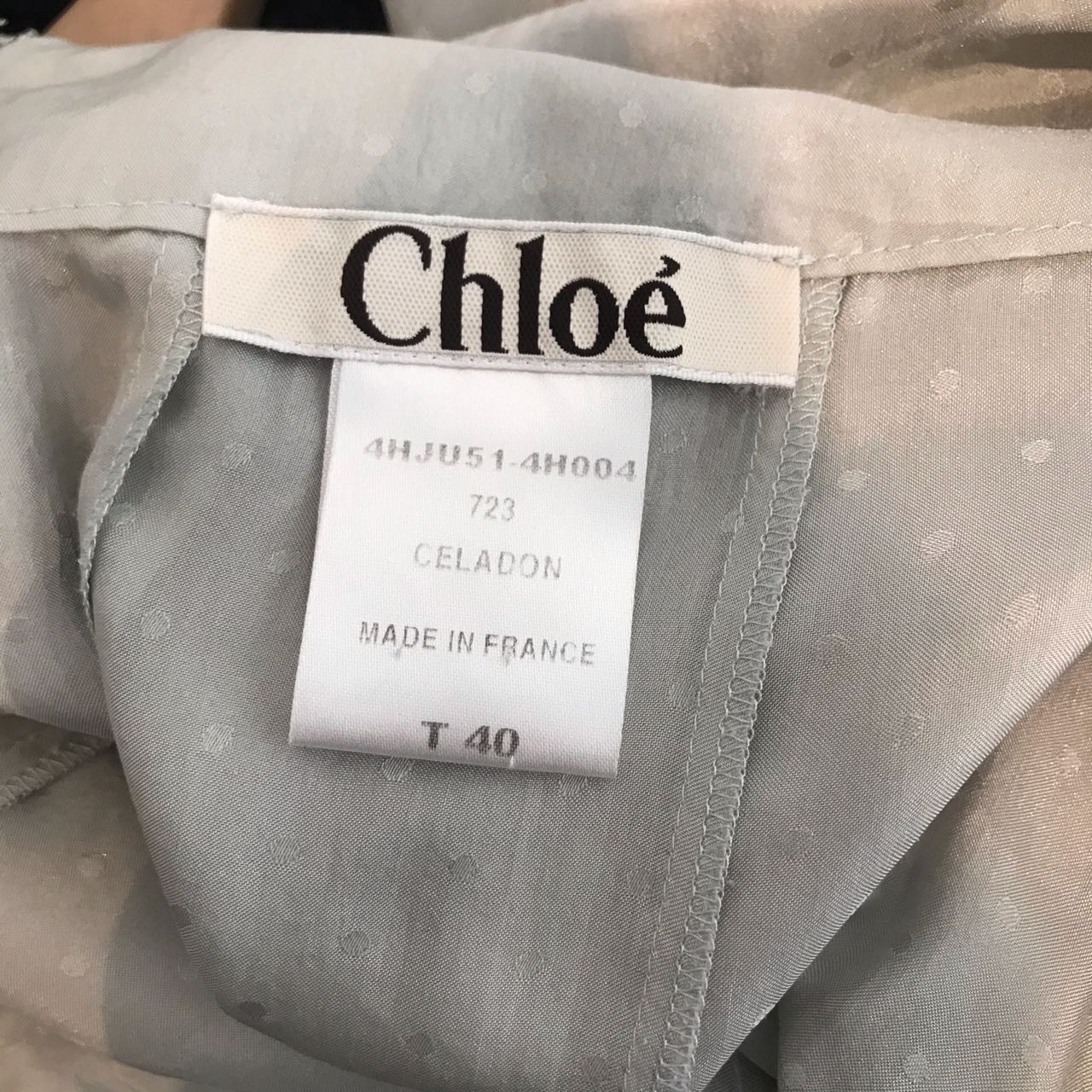 Jupe Chloé bleue T.40