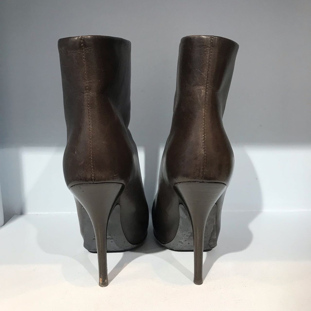 Boots Lanvin marrons T.37,5