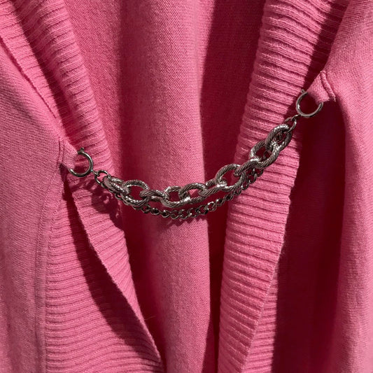 Gilet Ermanno Scervino rose T.38 NEUF