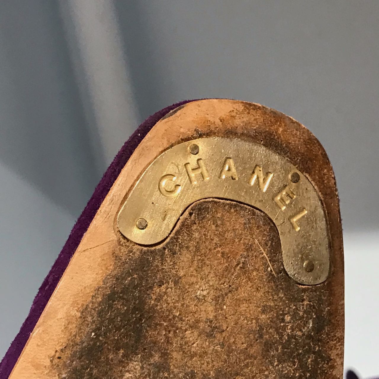 Escarpins Chanel violets T.38