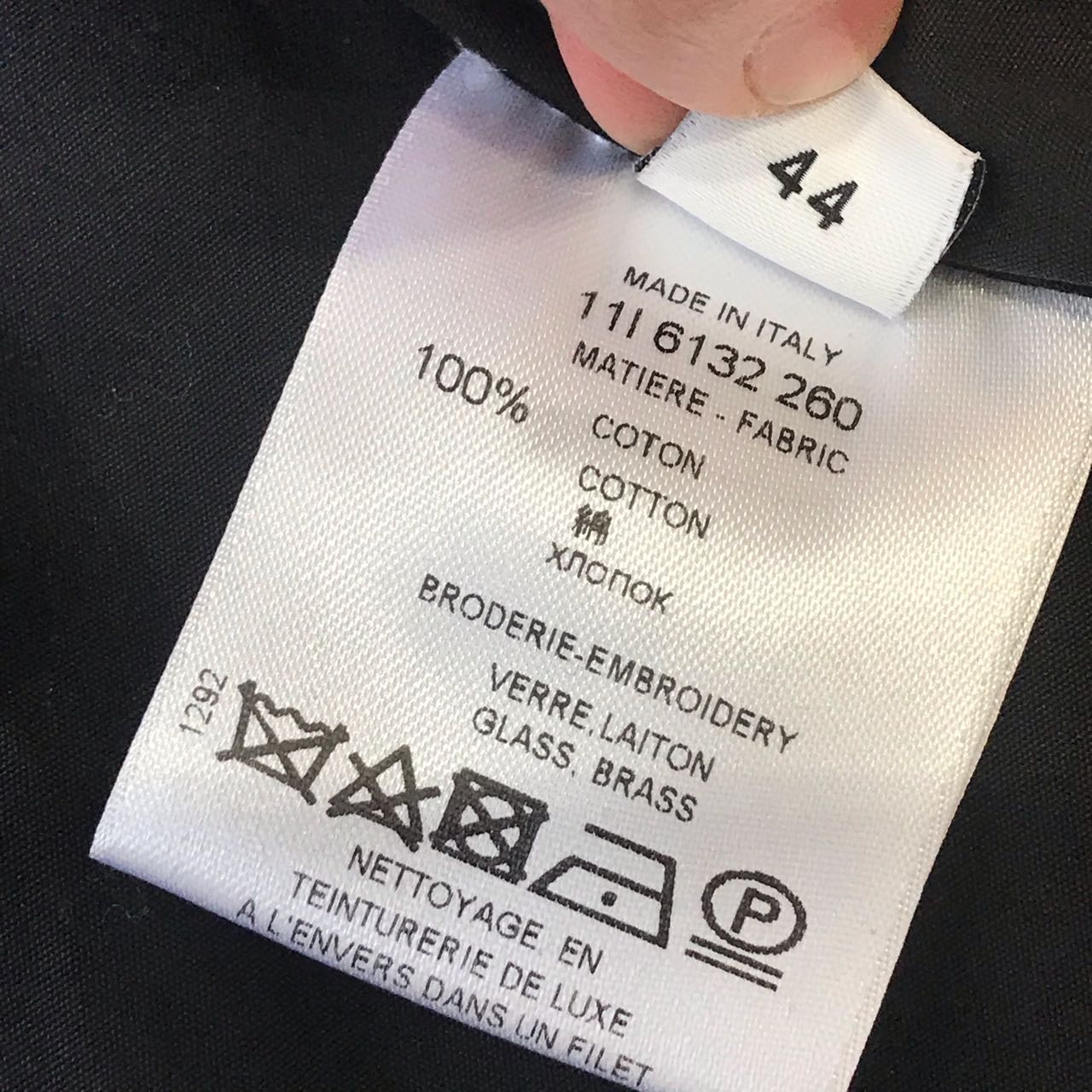 Chemise Givenchy noires T.40