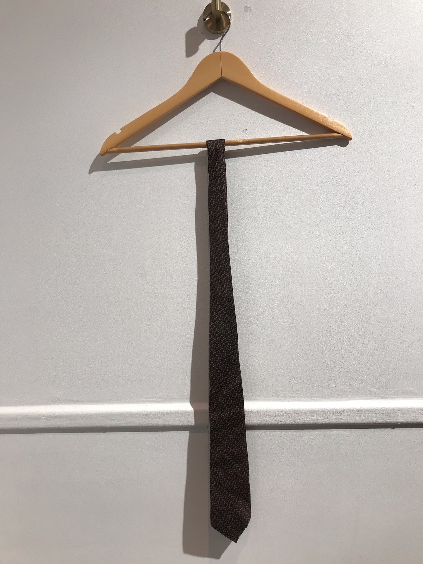 Cravate Gucci marron