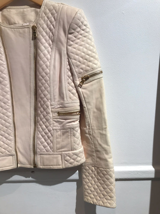 Veste Balmain cuir T.34