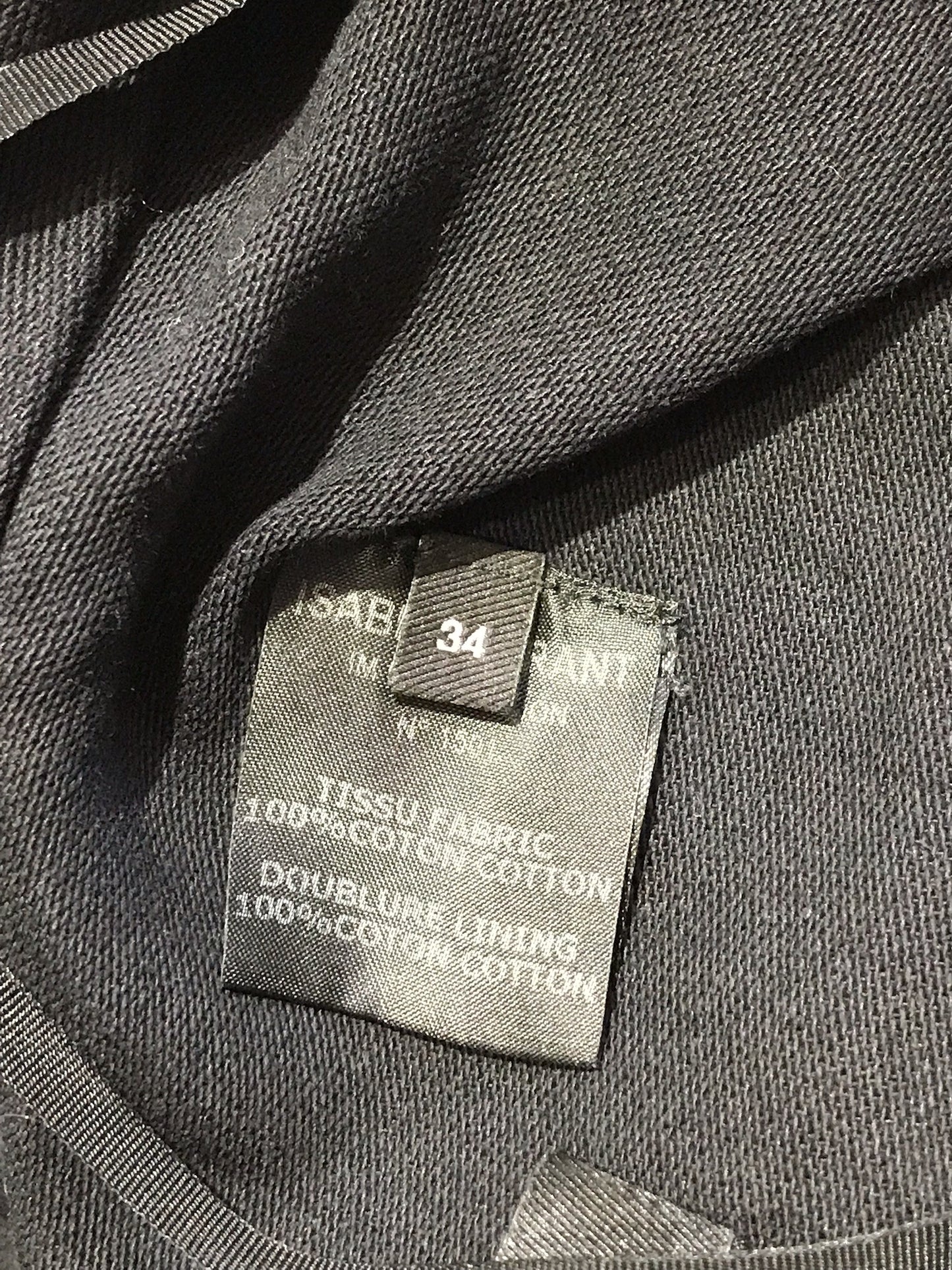 Top Isabel Marant noir T.34