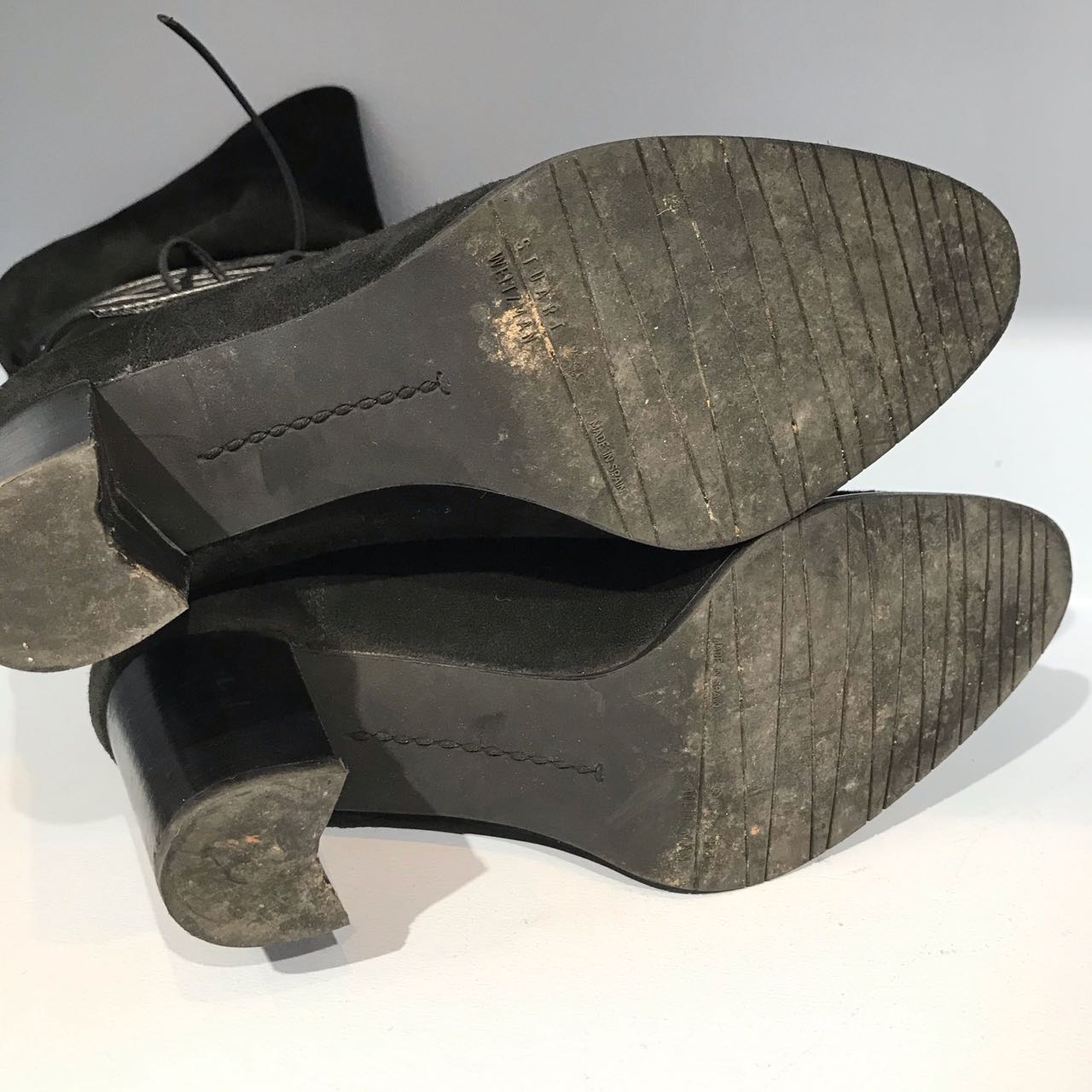 Bottines Stuart Weitzman noires T.36
