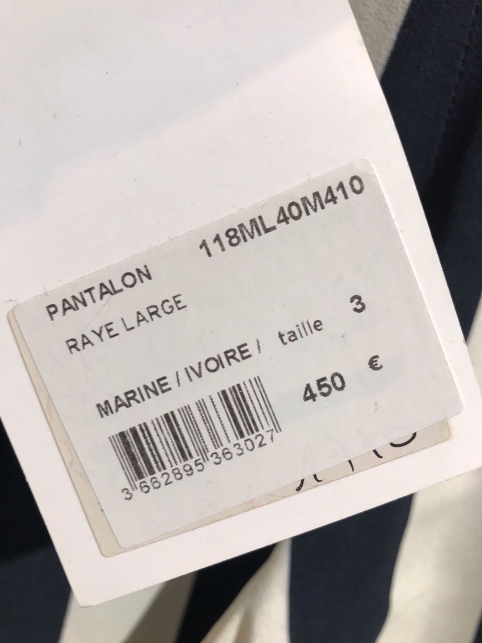 Pantalon Courrèges T.3