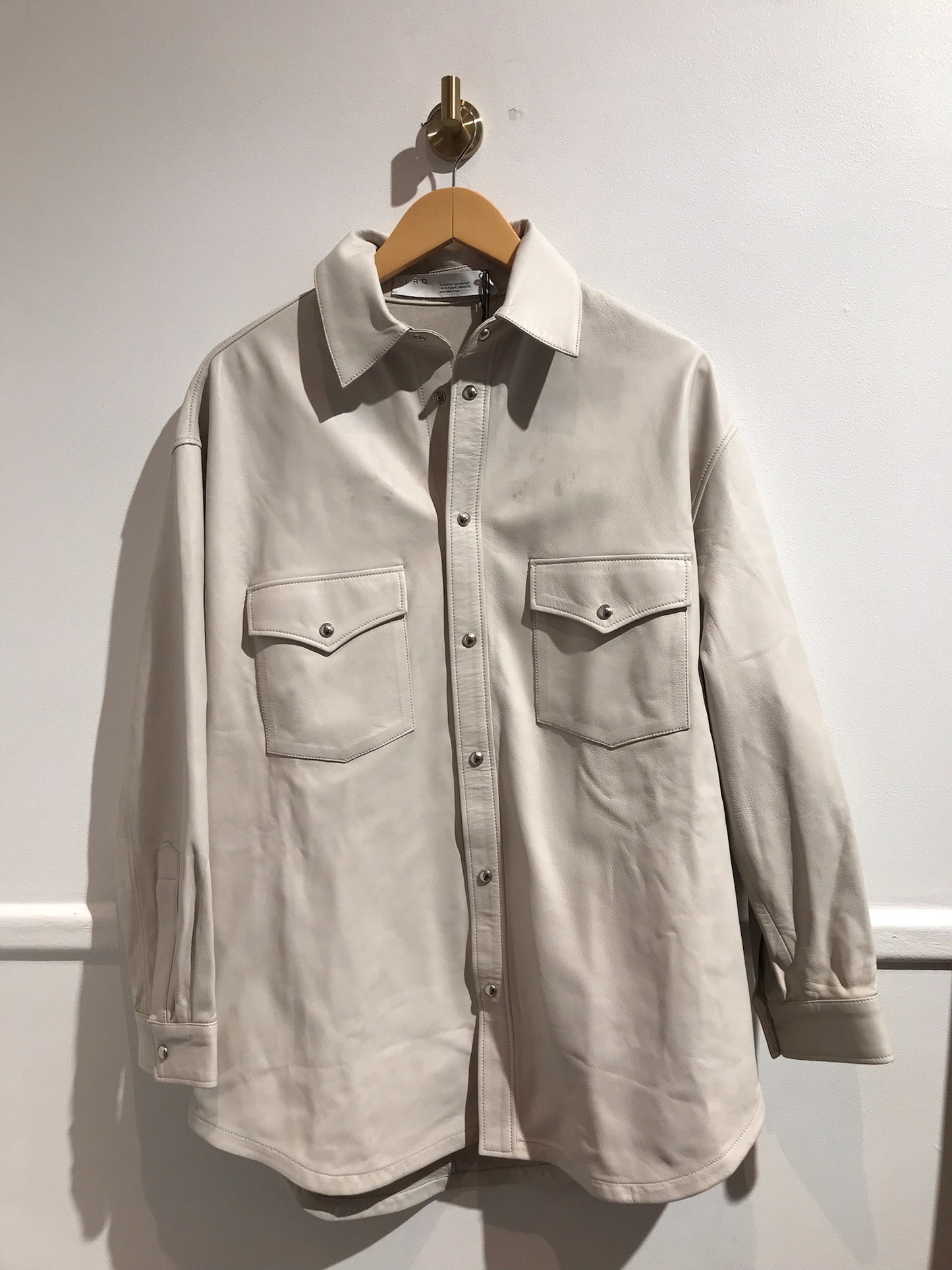 Chemise Iro cuir T.36