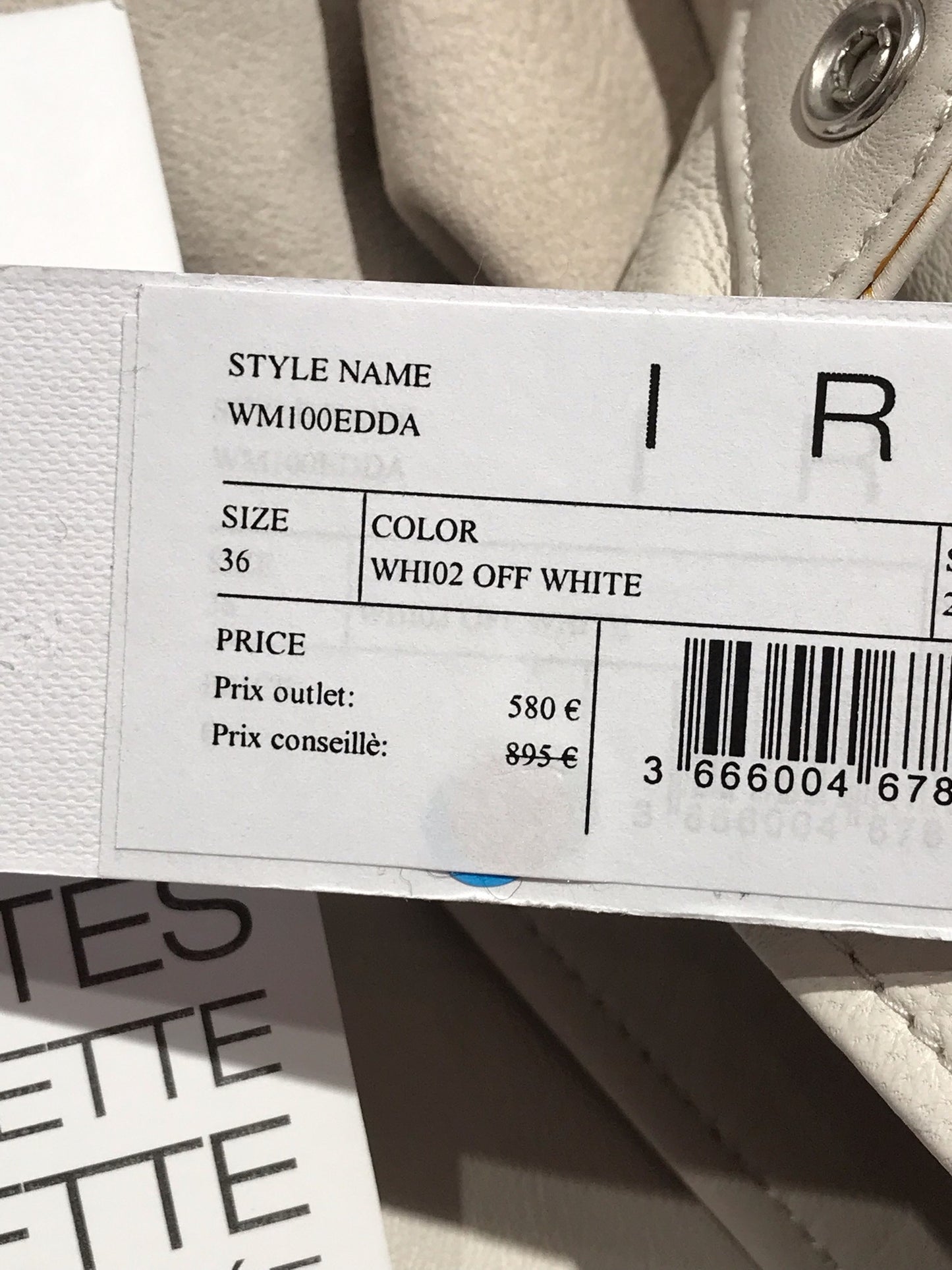 Chemise Iro cuir T.36