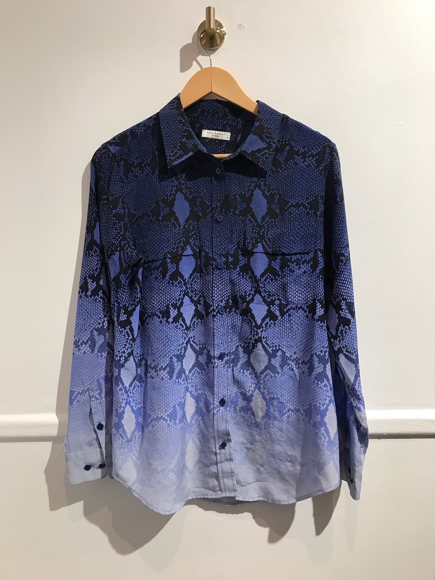 Chemise Equipment bleue T.M