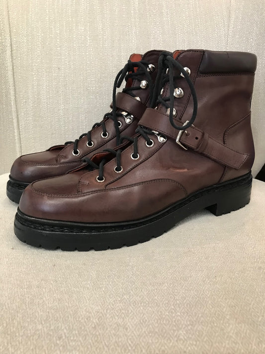 Bottines Hermes marrons T.40