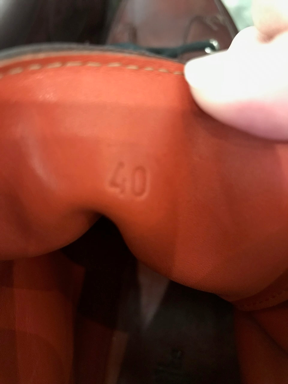 Bottines Hermes marrons T.40