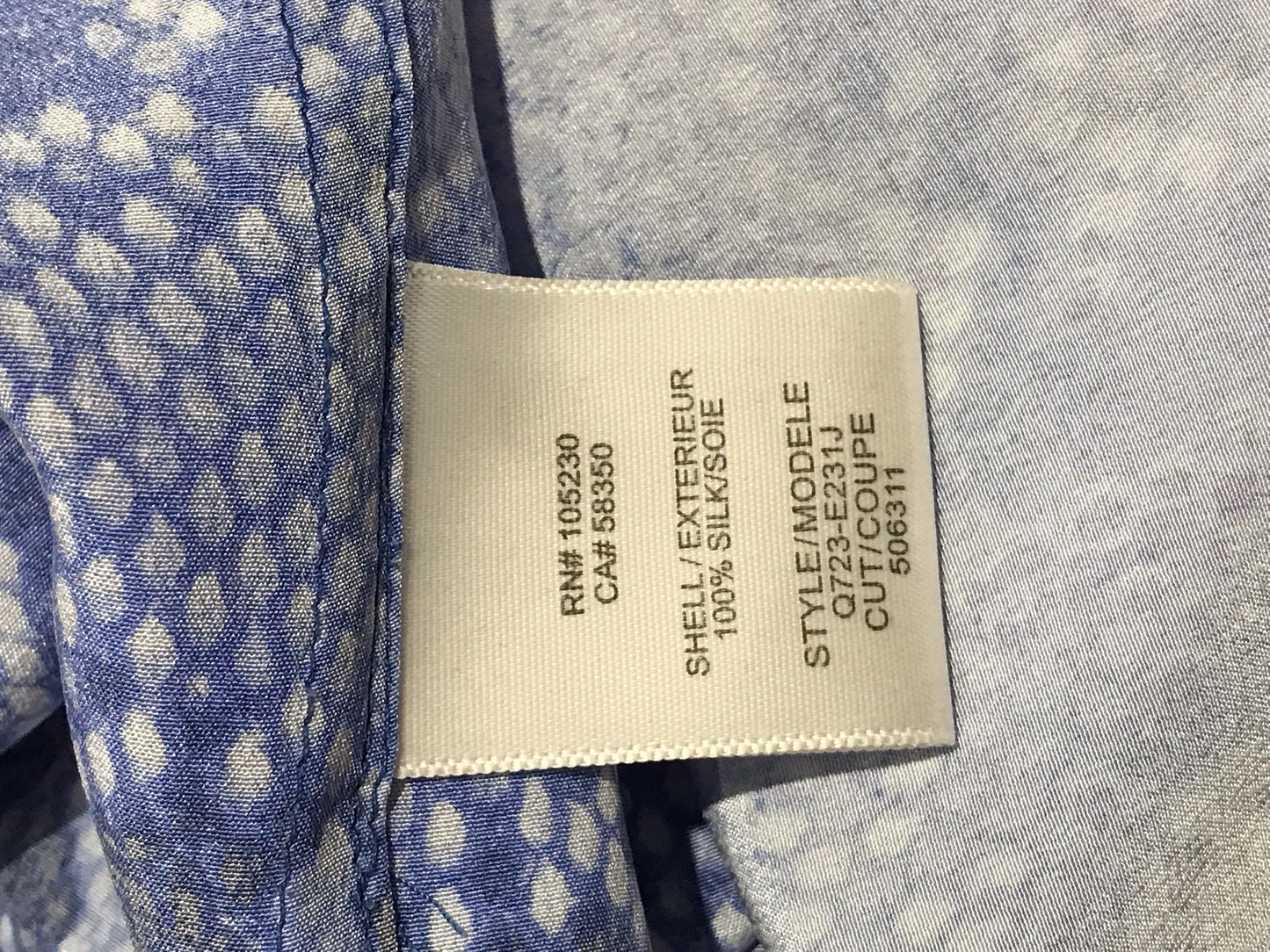 Chemise Equipment bleue T.M