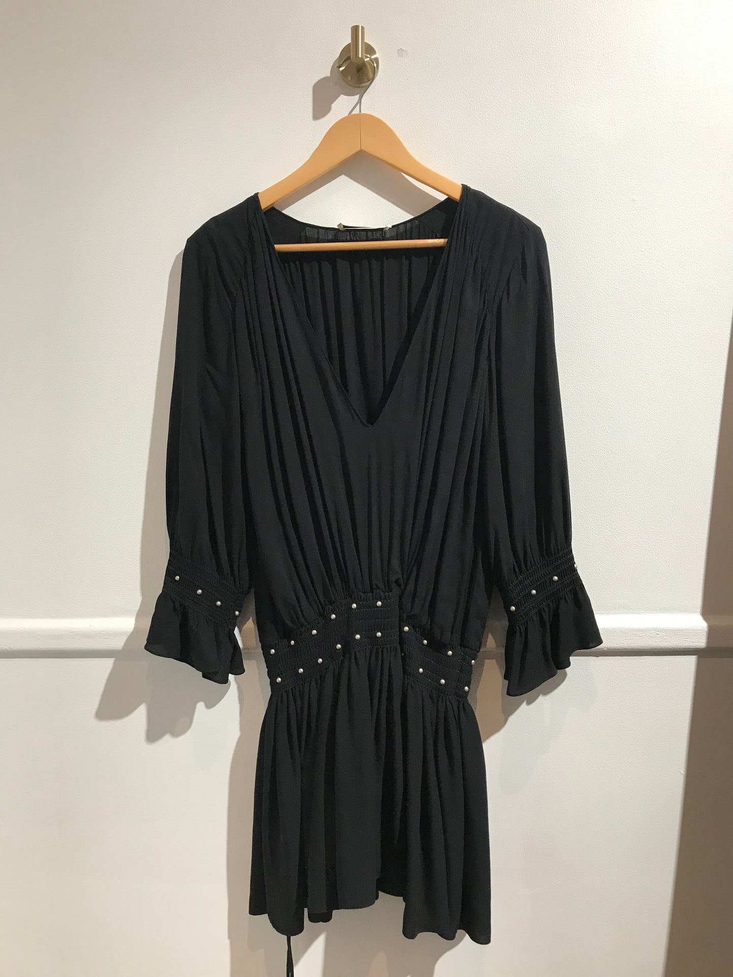 Robe Saint Laurent noire T.34