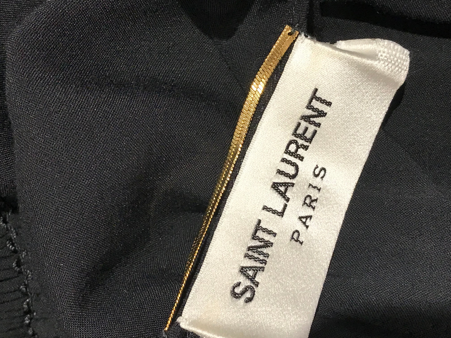 Robe Saint Laurent noire T.34