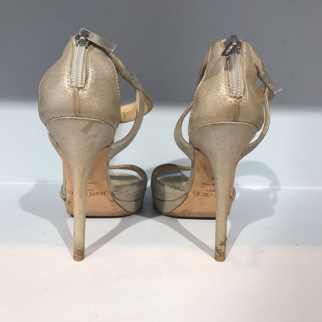 Sandales Jimmy Choo strass T.36