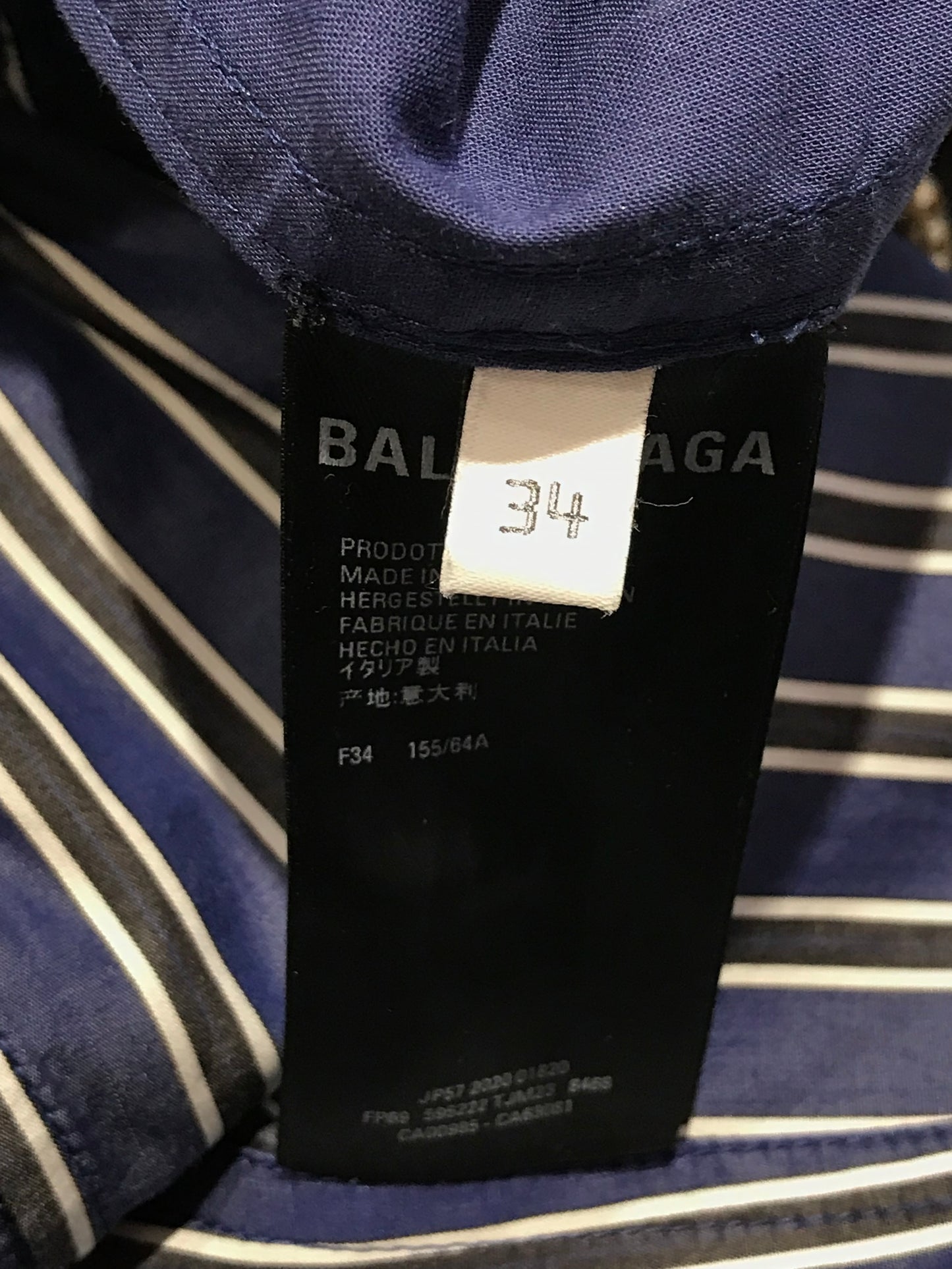 Ensemble Balenciaga bleu T.34