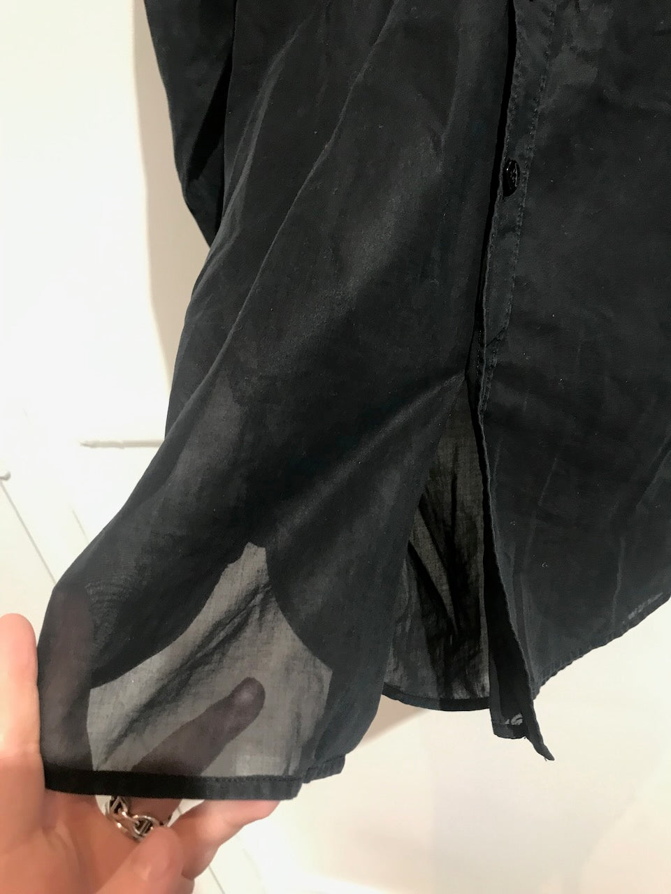 Chemise Saint Laurent noire T.38