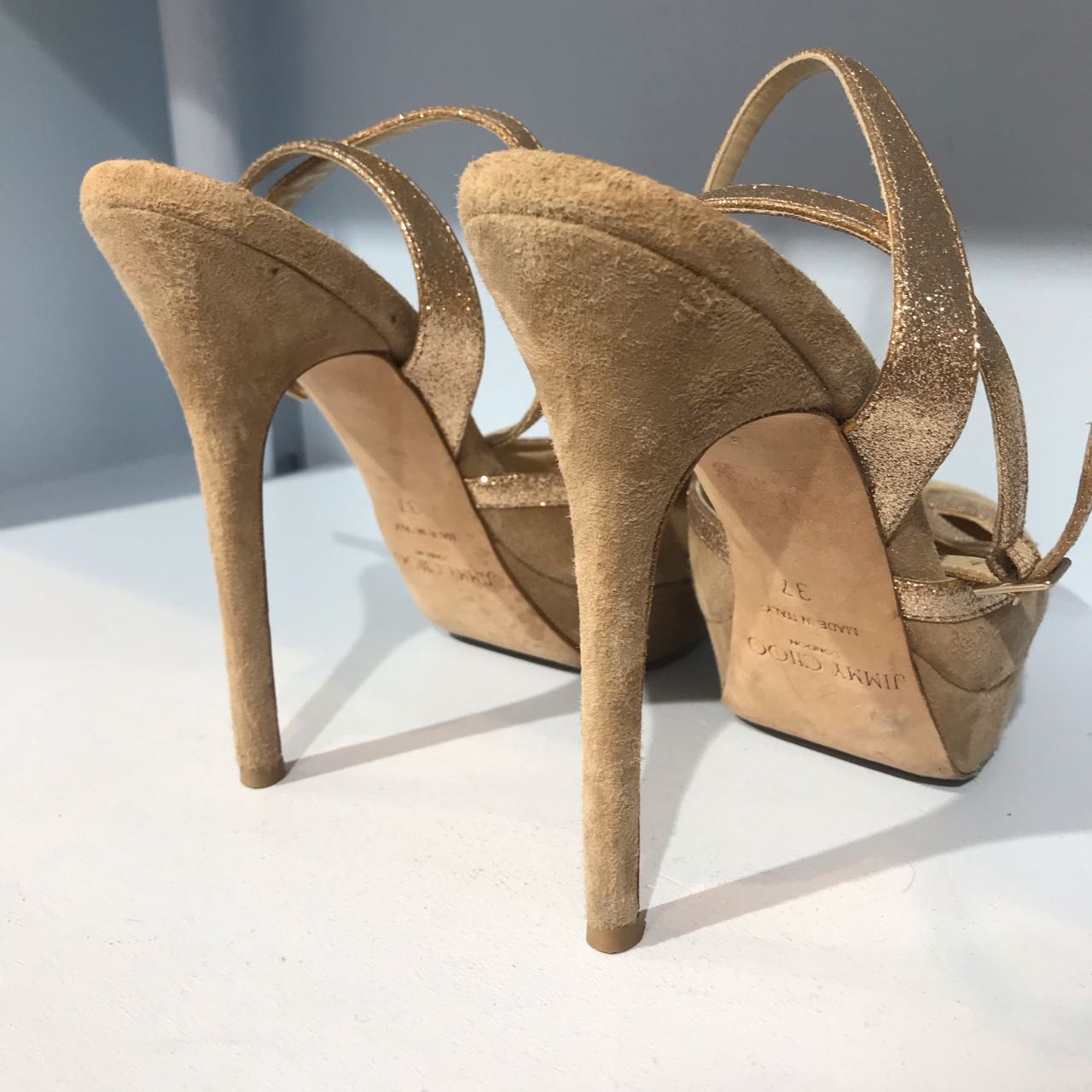 Sandales Jimmy Choo beiges T.37