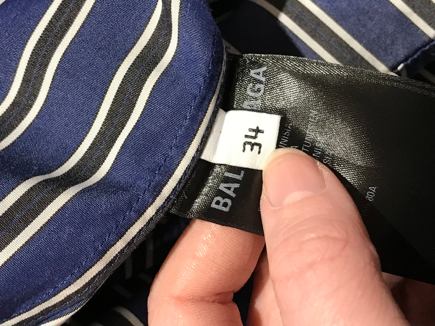 Ensemble Balenciaga bleu T.34