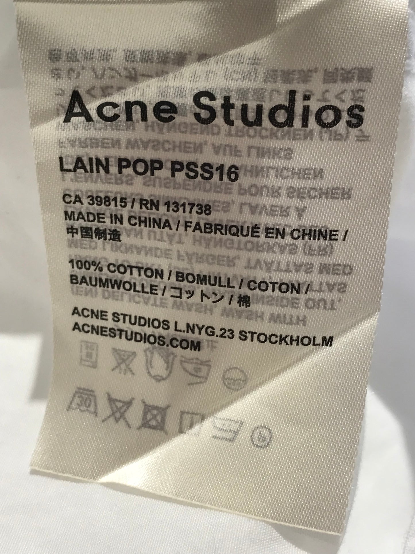 Blouse Acne Studios T.36