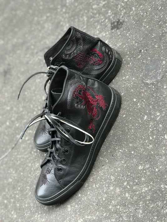 Baskets Gucci noires T.37