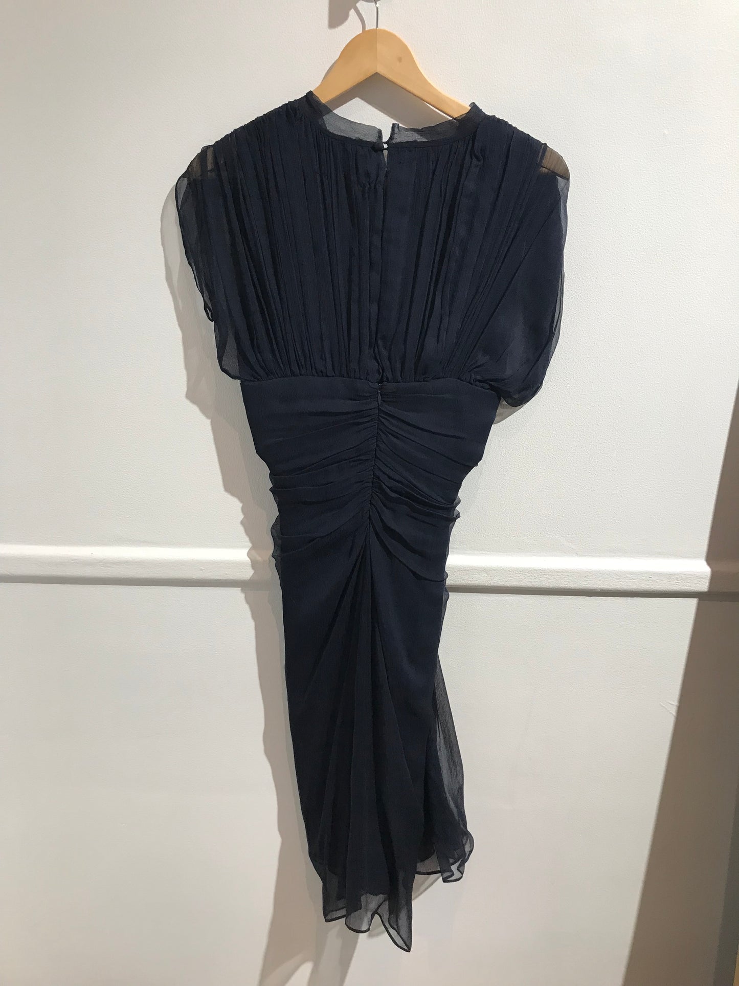 Robe Diane Von Furstenberg bleu marine T.2