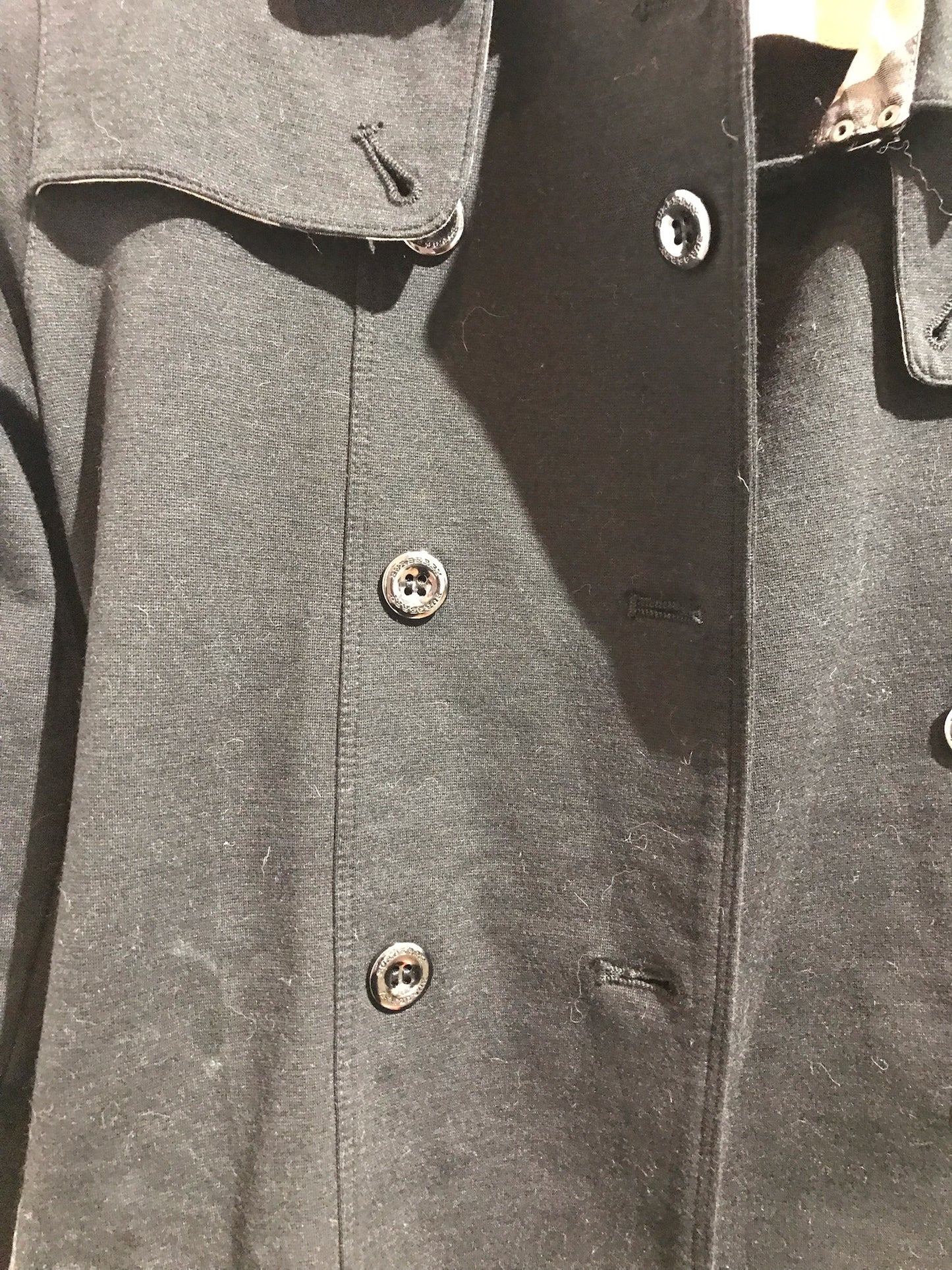 Trench Burberry noir T.12 ans