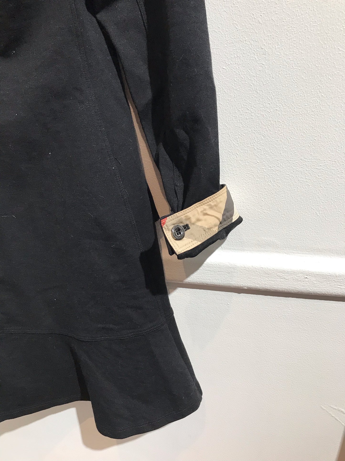 Trench Burberry noir T.12 ans