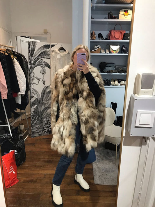 Manteau en fourrure Yves Salomon