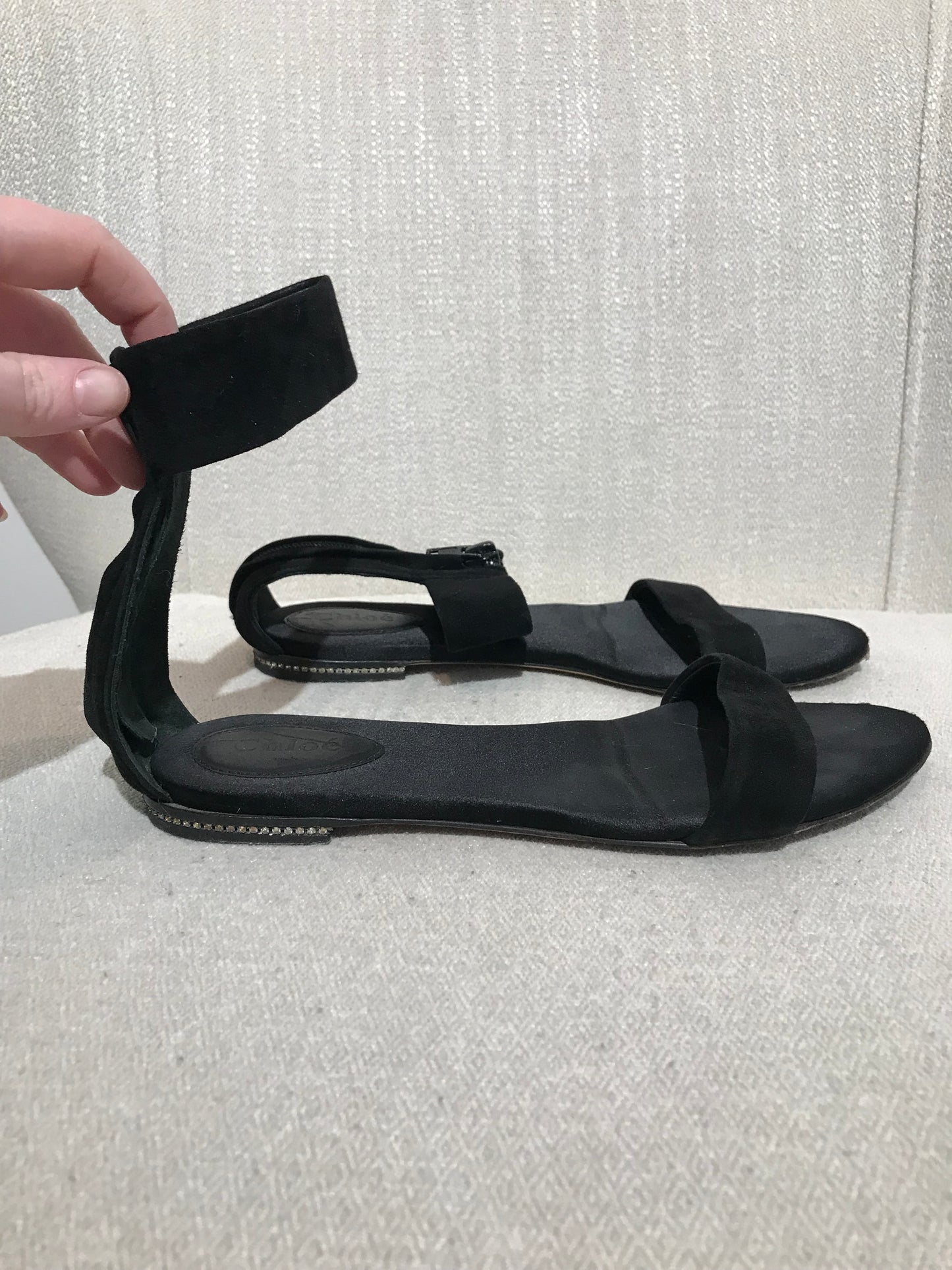 Sandales Chloé noires T.35,5