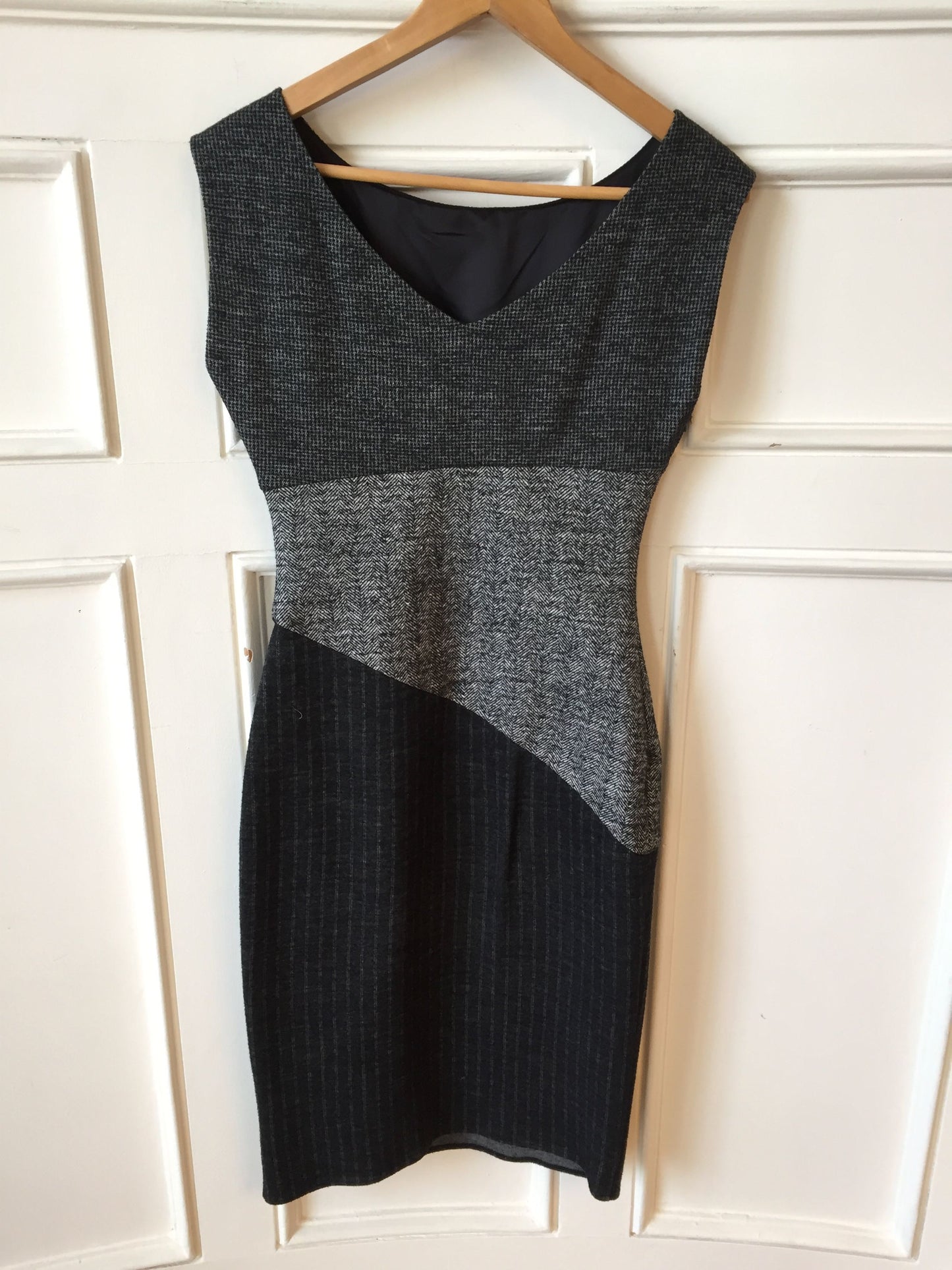 Robe Diane Von Furstenberg grise T.2