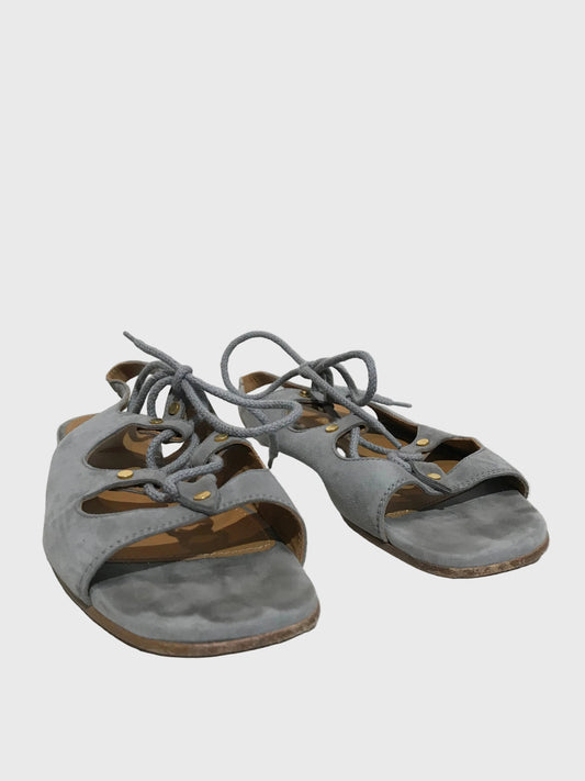 Sandales Chloé grises T.36,5