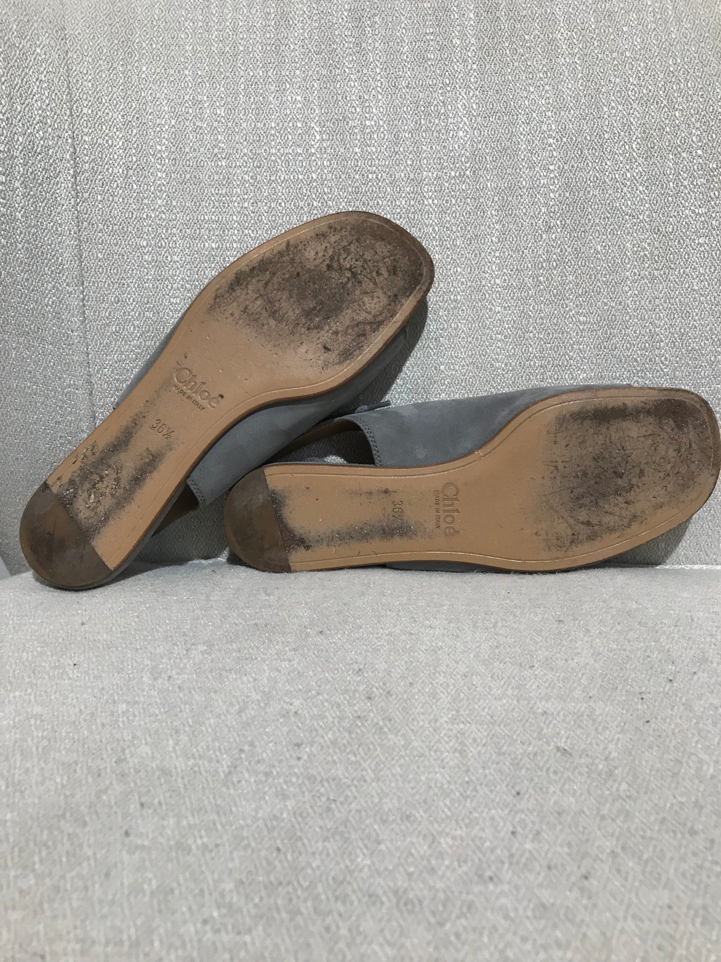 Sandales Chloé grises T.36,5