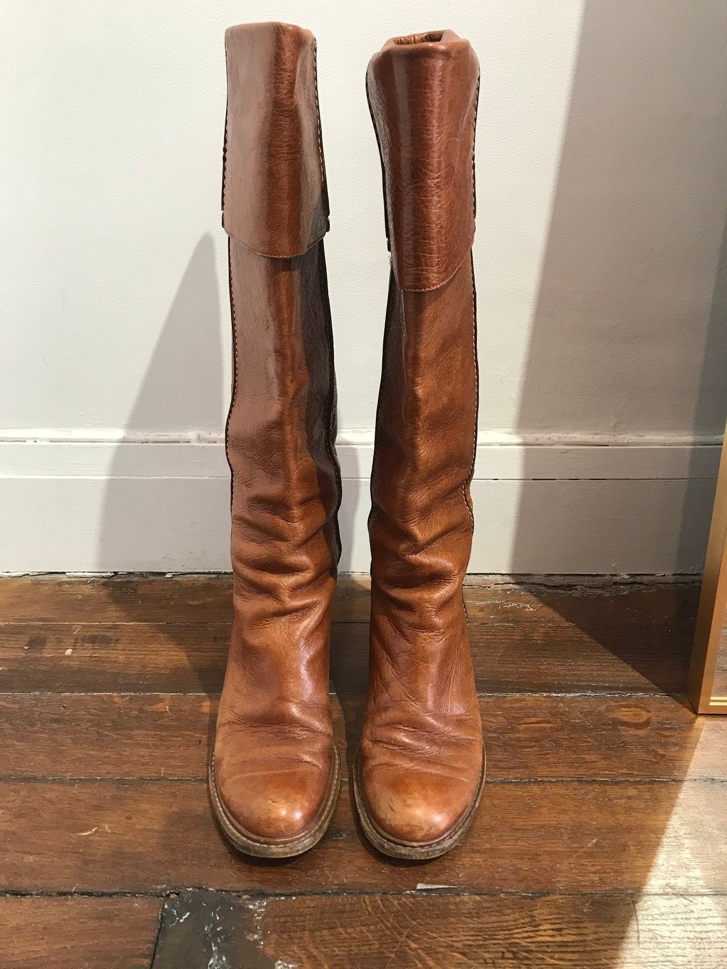 Bottes Chloé camel T.36
