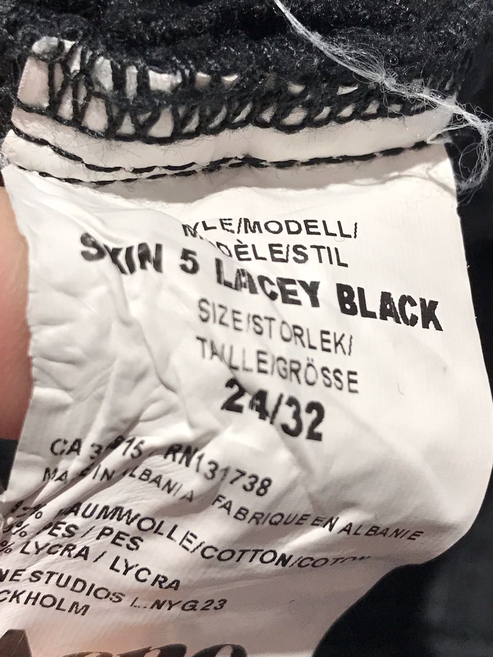 Jeans ACNE Noir T.24