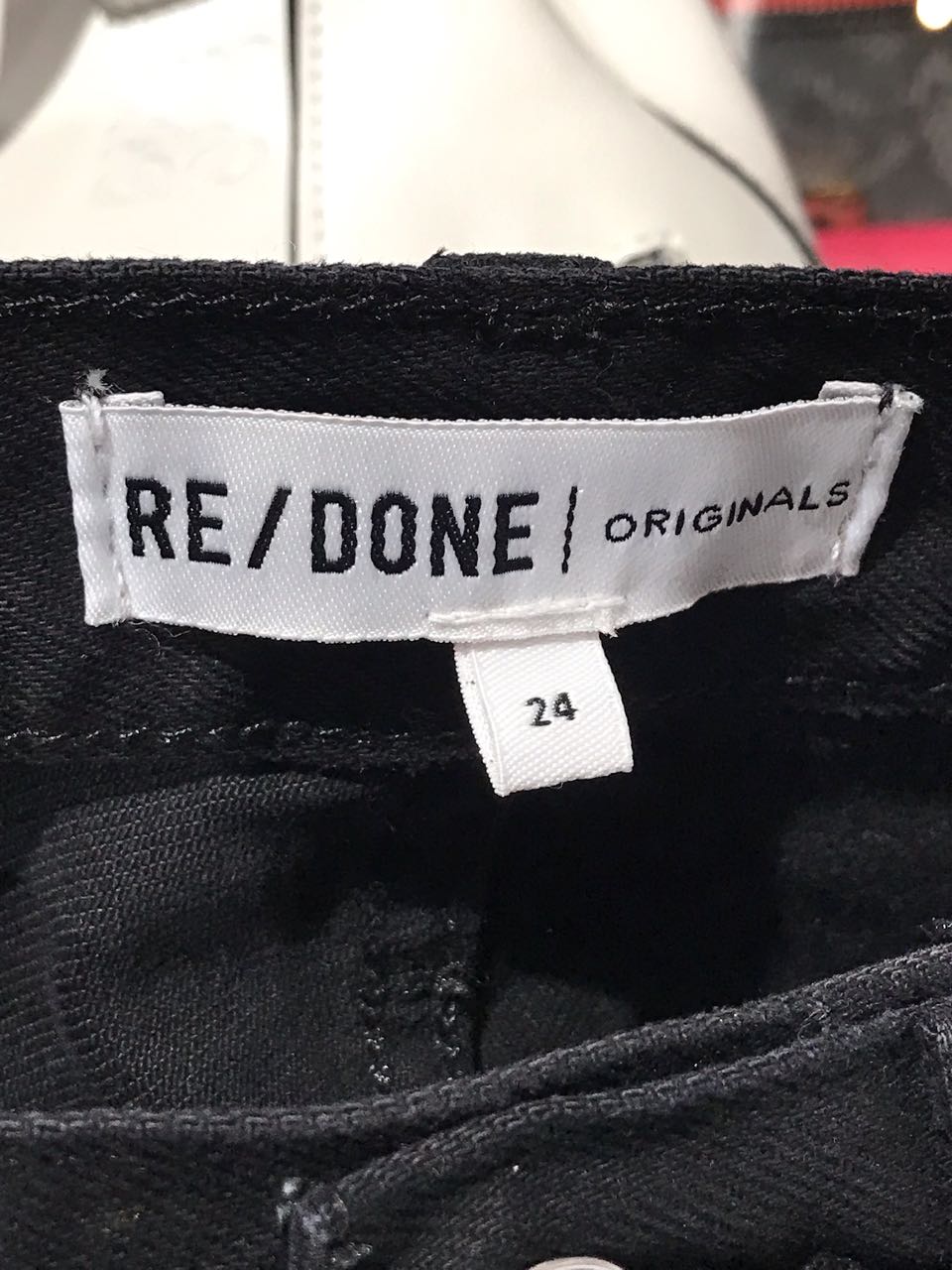 Jeans Re/done noir T.24