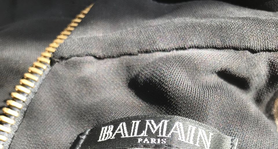 Combinaison Balmain Noire T.36