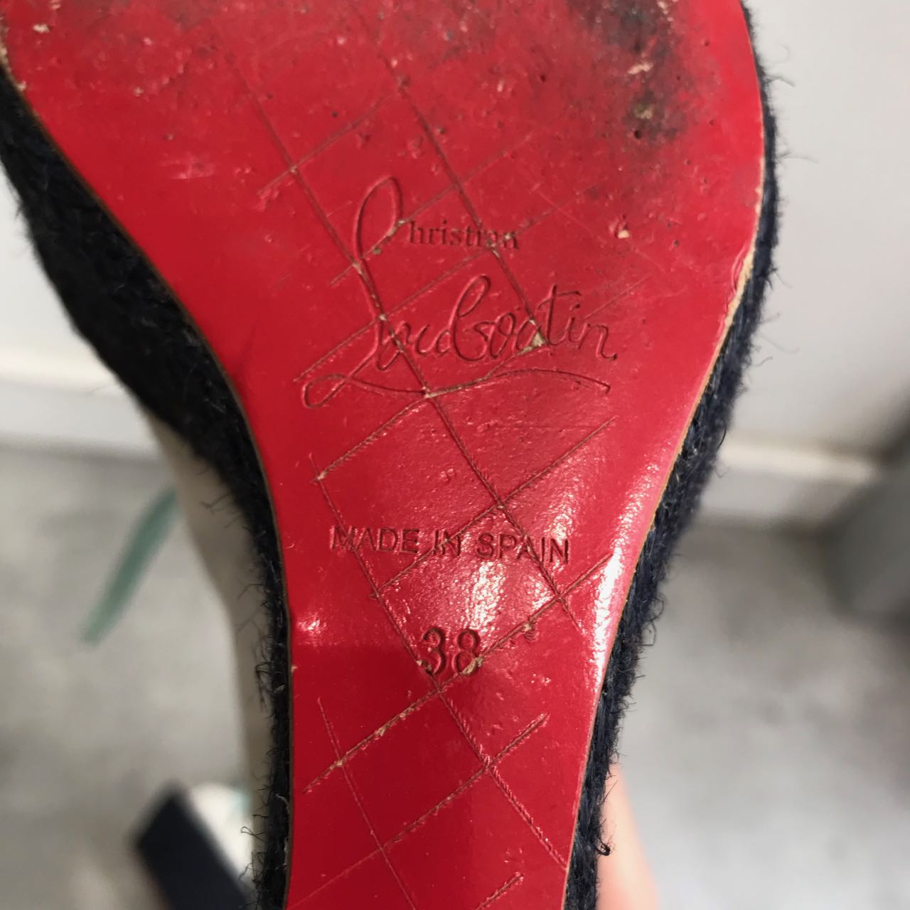 Sandales Christian Louboutin T.38