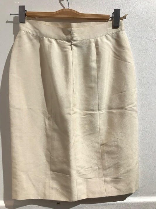 Jupe Chanel ecrue T.38