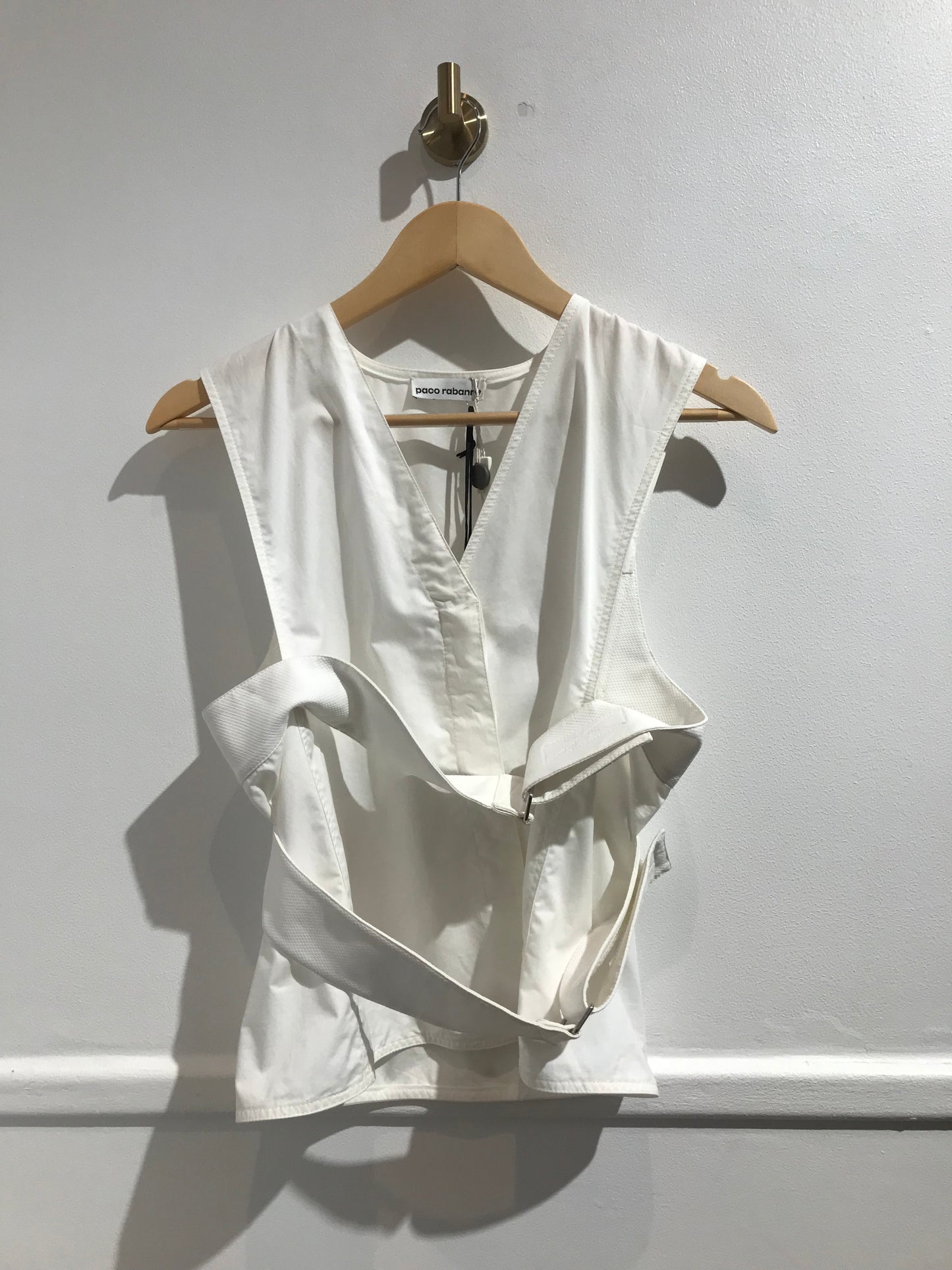 Top Paco Rabanne blanc T.36 NEUF