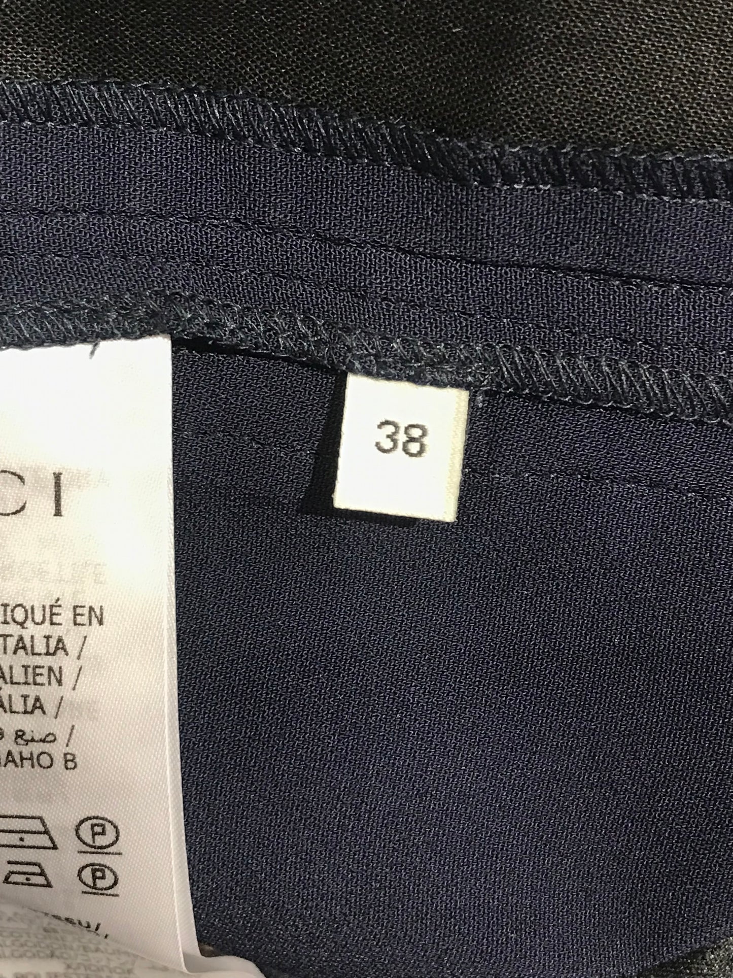 Pantalon Gucci bleu marine T.34