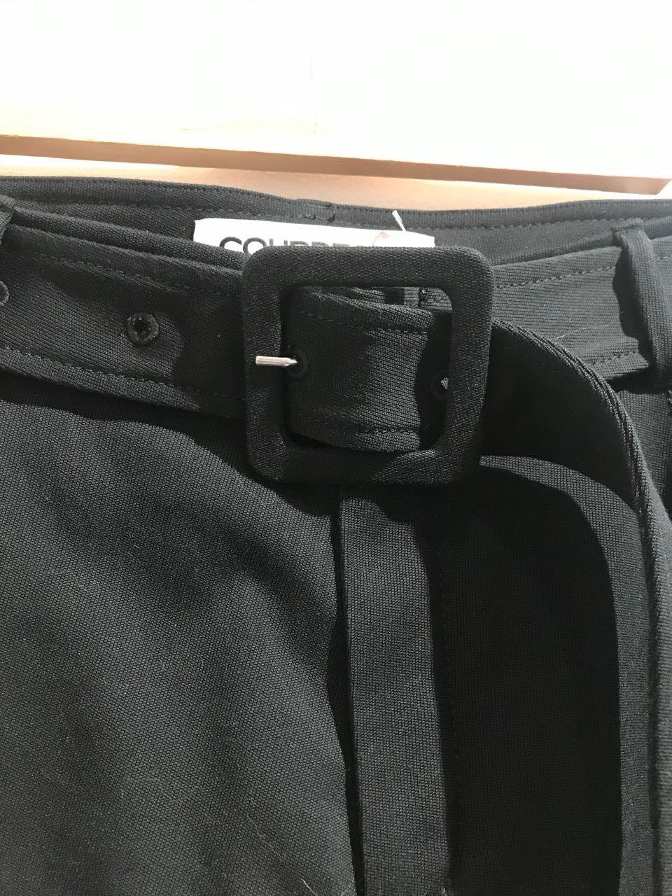 Pantalon Courrèges noir T.38