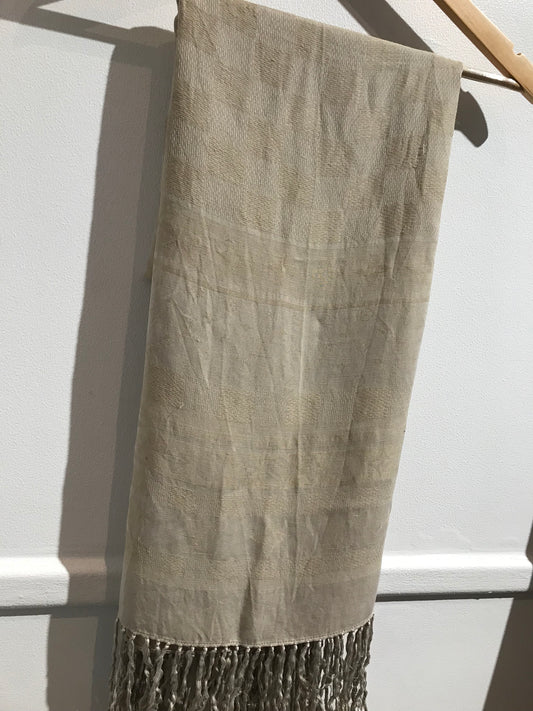 Châle Louis Vuitton Monogram beige