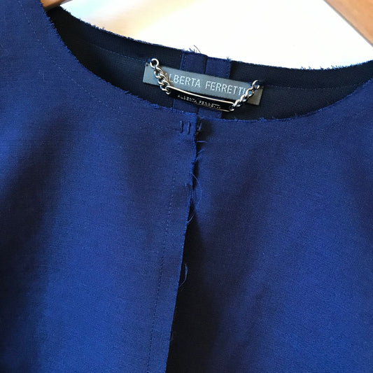 Veste Alberta Ferretti bleue T.36