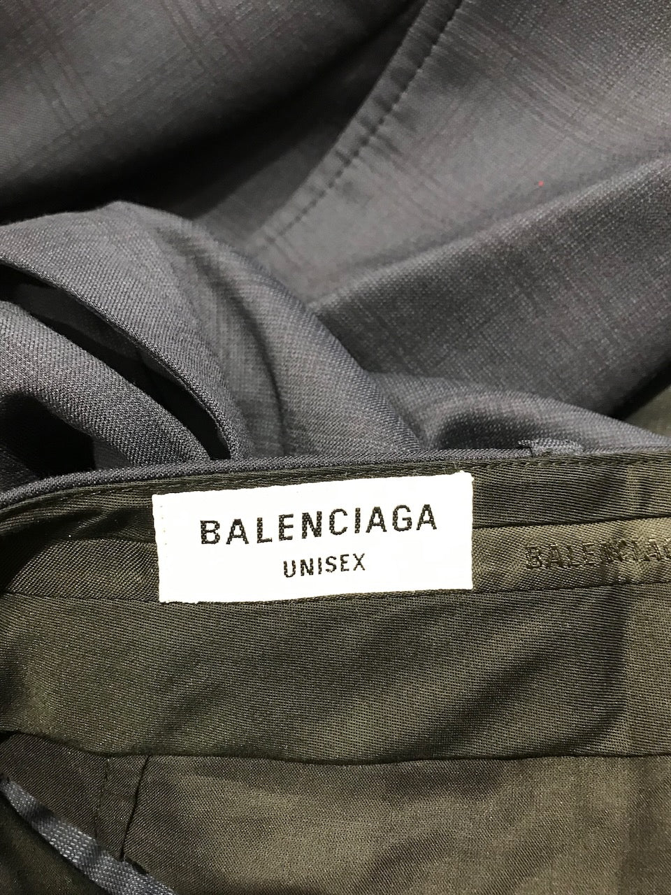 Pantalon Balenciaga Bleu marine T.38