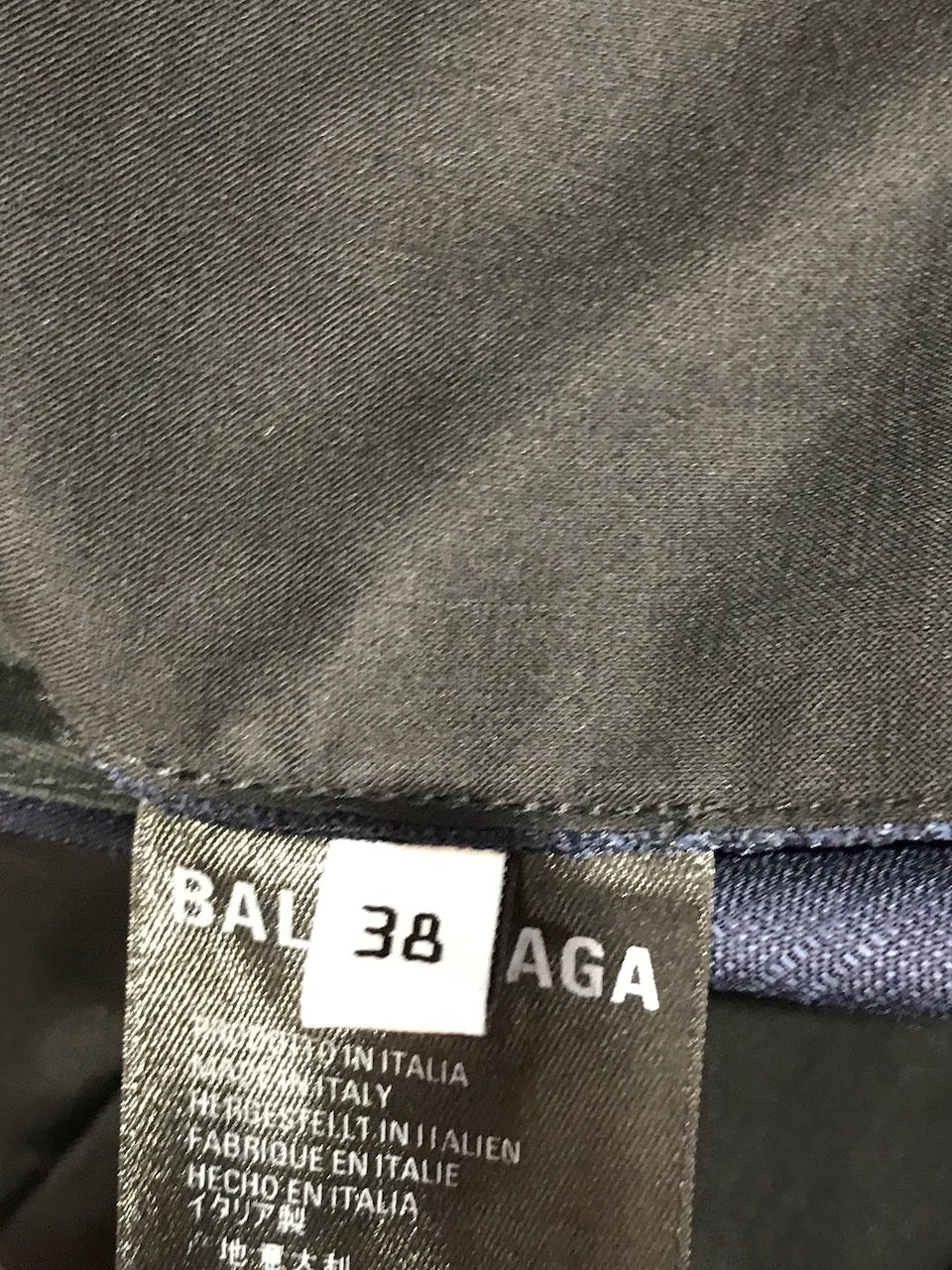 Pantalon Balenciaga Bleu marine T.38