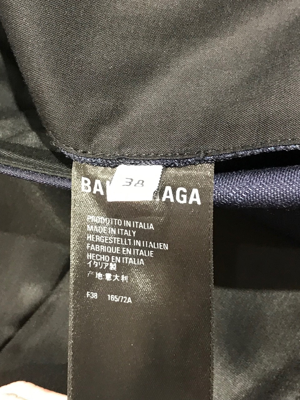 Pantalon Balenciaga Bleu marine T.38